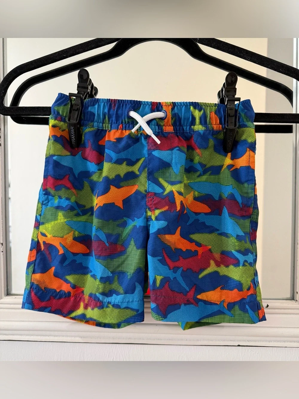 Lands' End Shark Swim Trunks